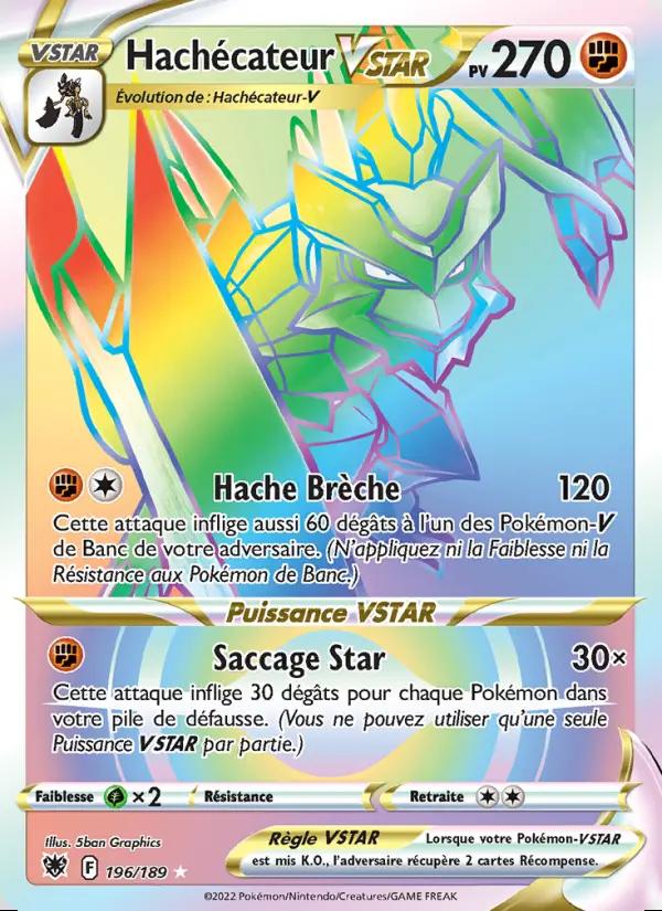 Hachécateur VSTAR 196/189 — Astres Radieux