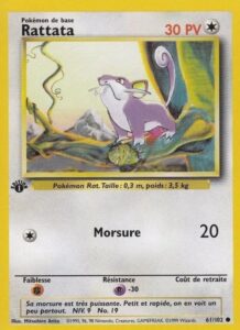 Rattata 061/102 — Set de Base