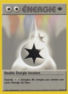 Double Énergie Incolore 096/102 — Set de Base