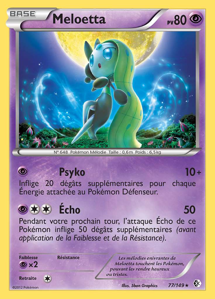 Meloetta 077/149 — Frontières Franchies