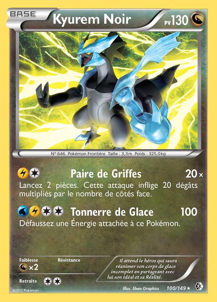 Kyurem Noir 100/149 — Frontières Franchies
