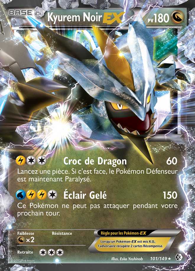 Kyurem Noir-EX 101/149 — Frontières Franchies