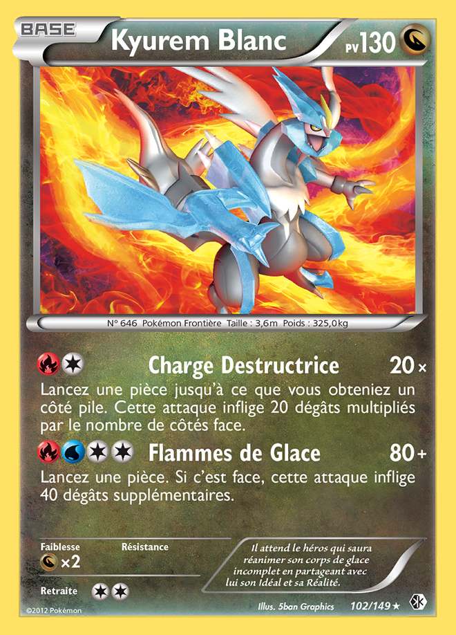 Kyurem Blanc 102/149 — Frontières Franchies