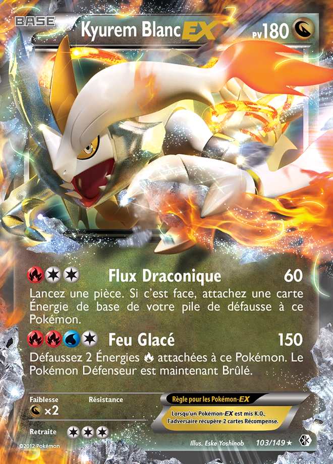 Kyurem Blanc-EX 103/149 — Frontières Franchies