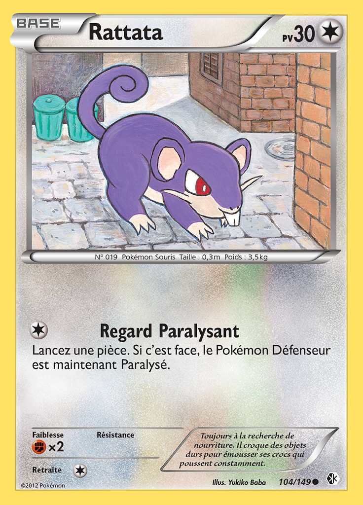 Rattata 104/149 — Frontières Franchies