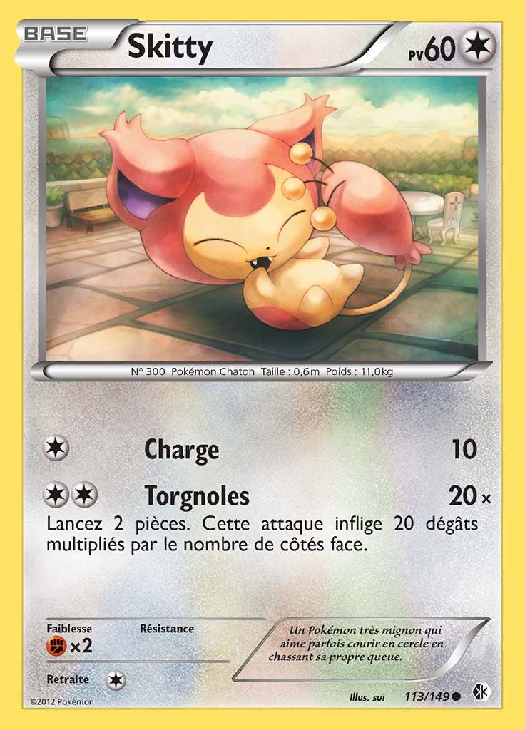 Skitty 113/149 — Frontières Franchies