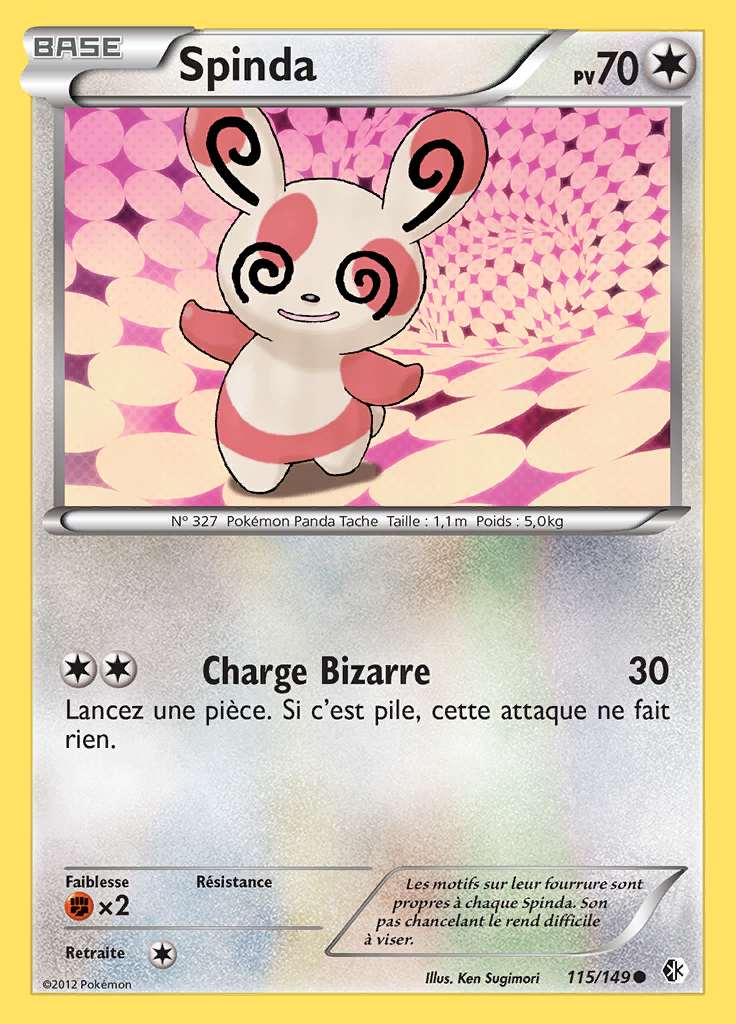 Spinda 115/149 — Frontières Franchies