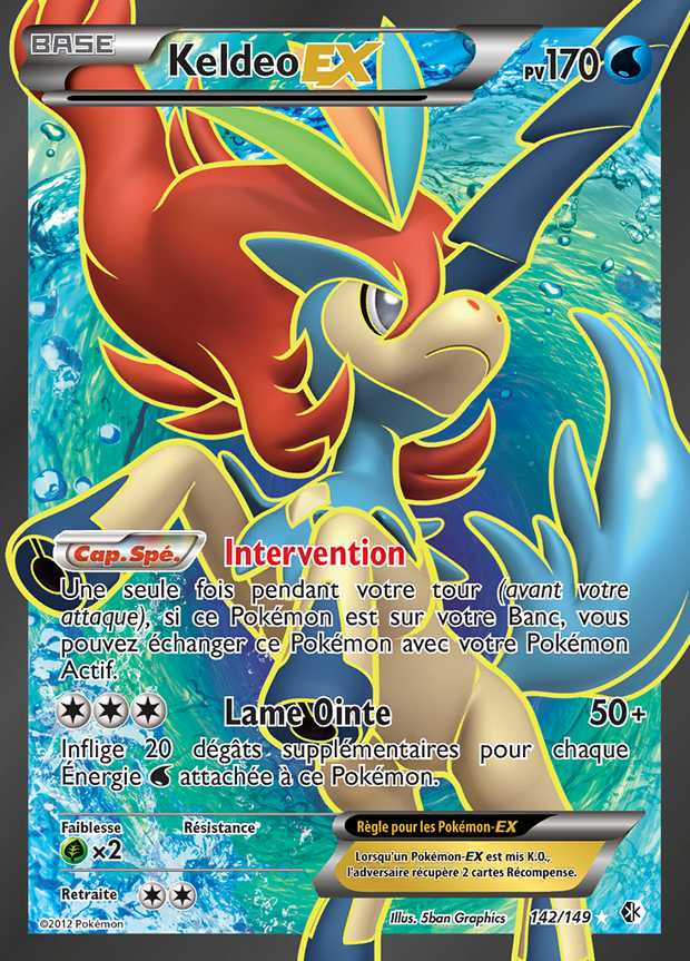 Keldeo-EX 142/149 — Frontières Franchies