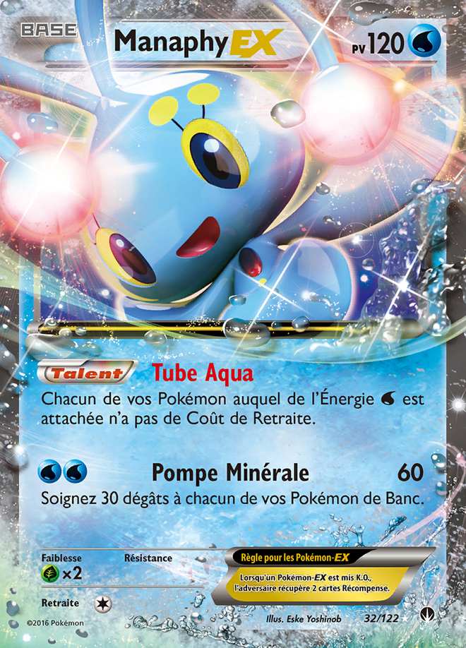 Manaphy-EX 032/122 — Rupture TURBO
