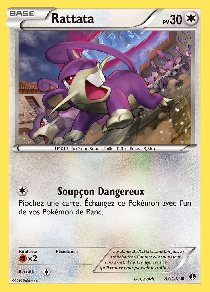Rattata 087/122 — Rupture TURBO