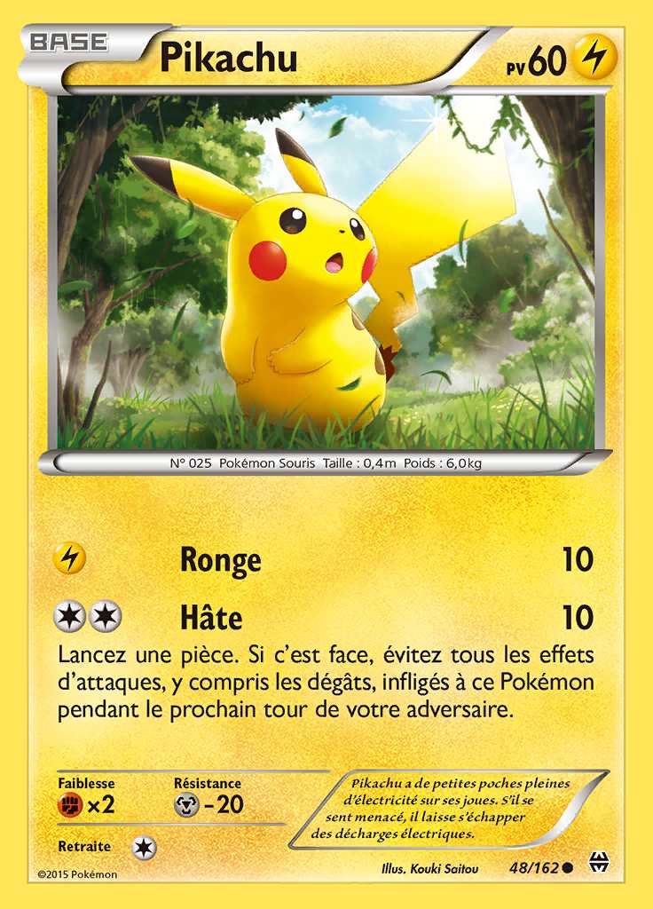 Pikachu 048/162 — Impulsion TURBO