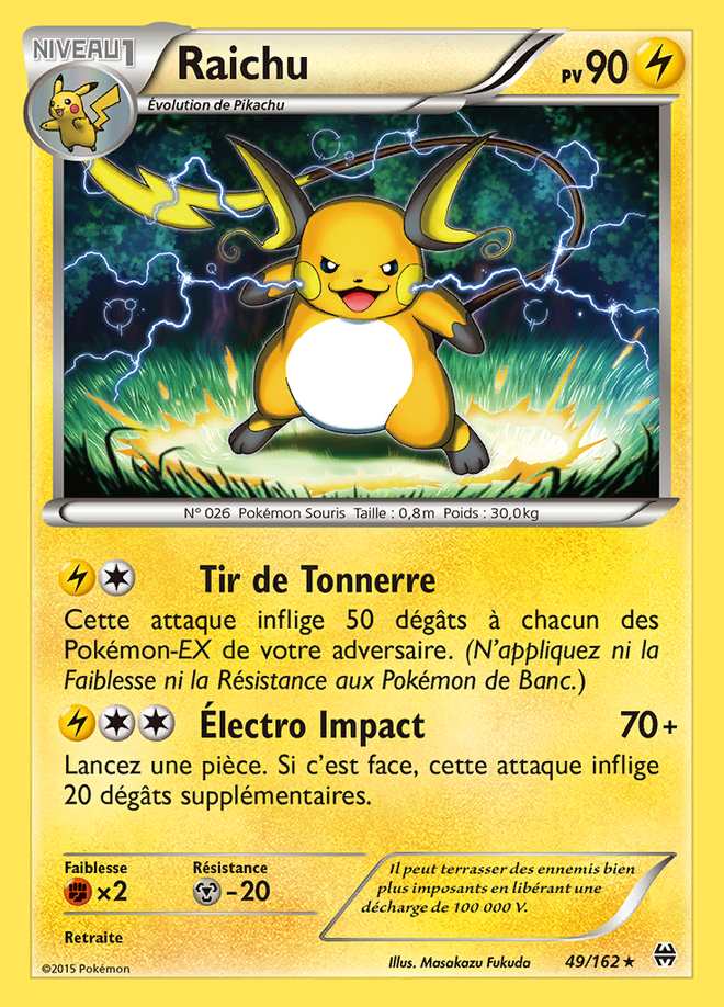 Raichu 049/162 — Impulsion TURBO