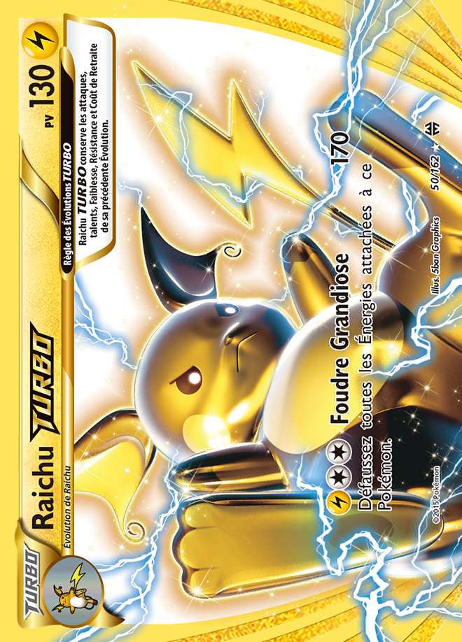 Raichu TURBO 050/162 — Impulsion TURBO