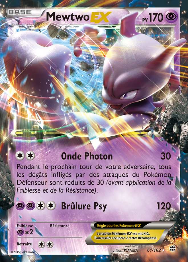 Mewtwo-EX 061/162 — Impulsion TURBO