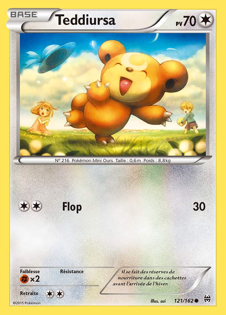 Teddiursa 121/162 — Impulsion TURBO