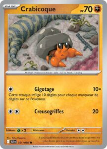 Crabicoque 051/086 — Foudre Noire