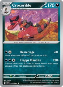 Crocorible 059/086 — Foudre Noire