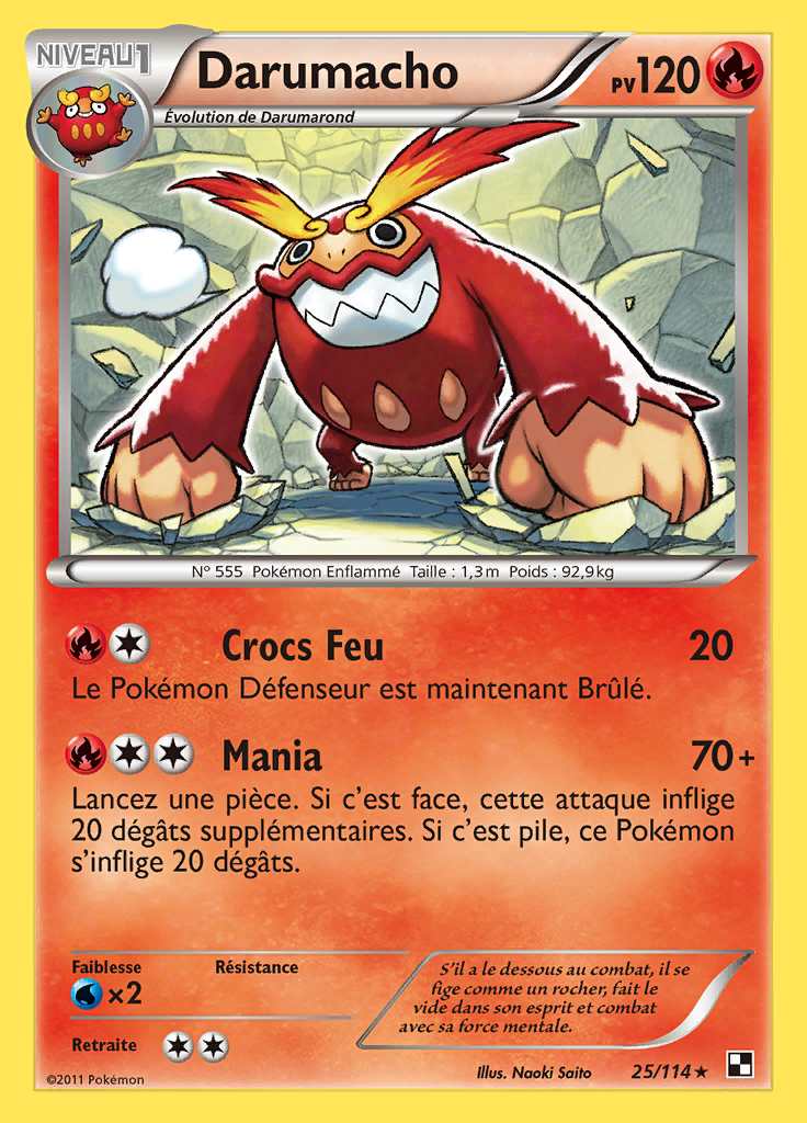 Darumacho 025/114 — Noir et Blanc