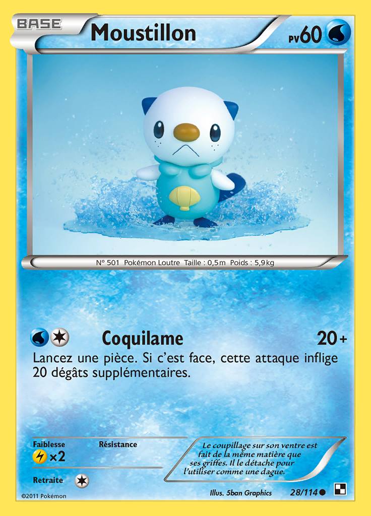 Moustillon 028/114 — Noir et Blanc