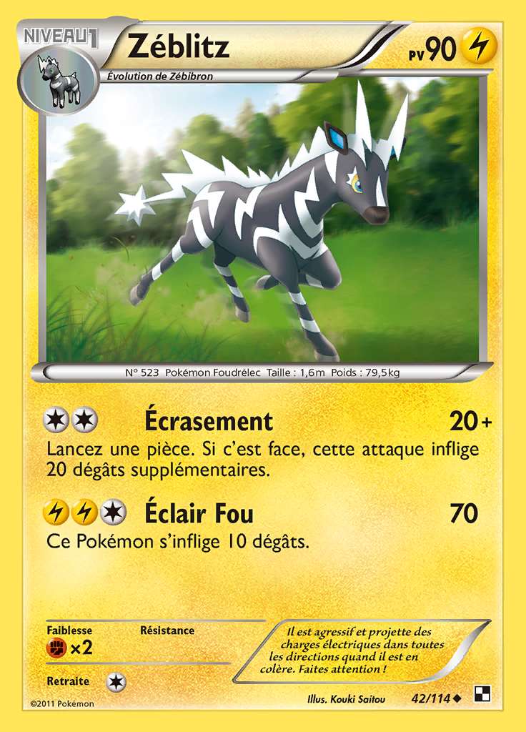 Zéblitz 042/114 — Noir et Blanc