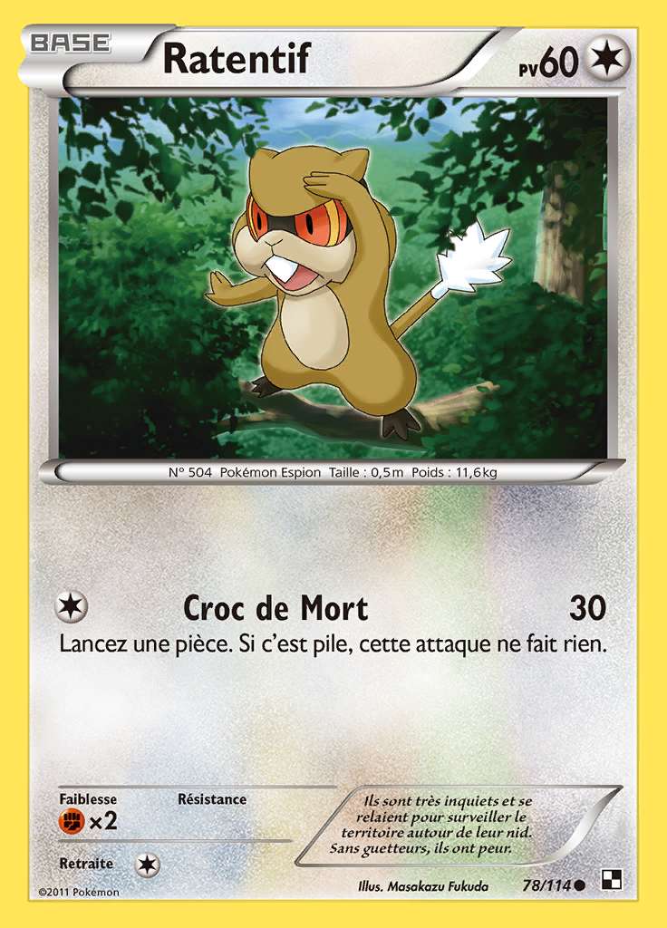 Ratentif 078/114 — Noir et Blanc