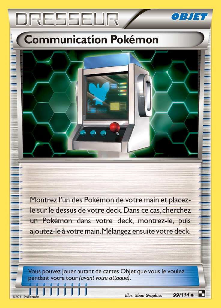 Communication Pokémon 099/114 — Noir et Blanc