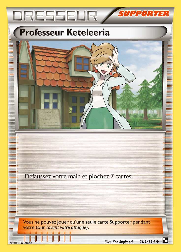 Professeur Keteleeria 101/114 — Noir et Blanc