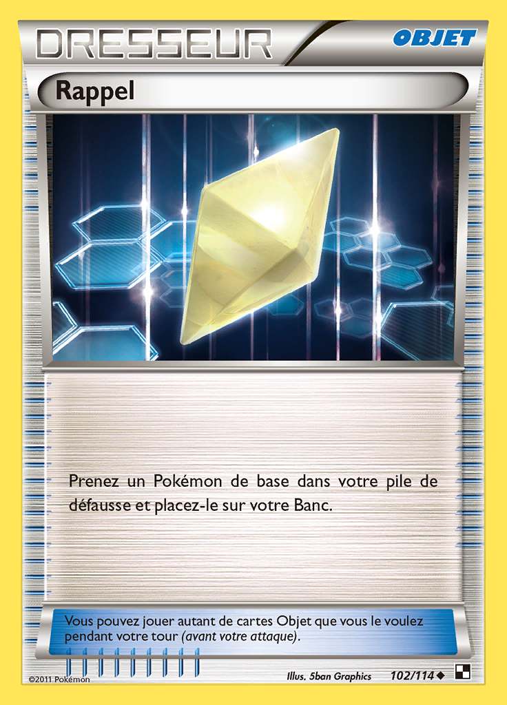 Rappel 102/114 — Noir et Blanc