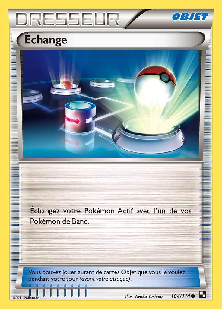 Échange 104/114 — Noir et Blanc