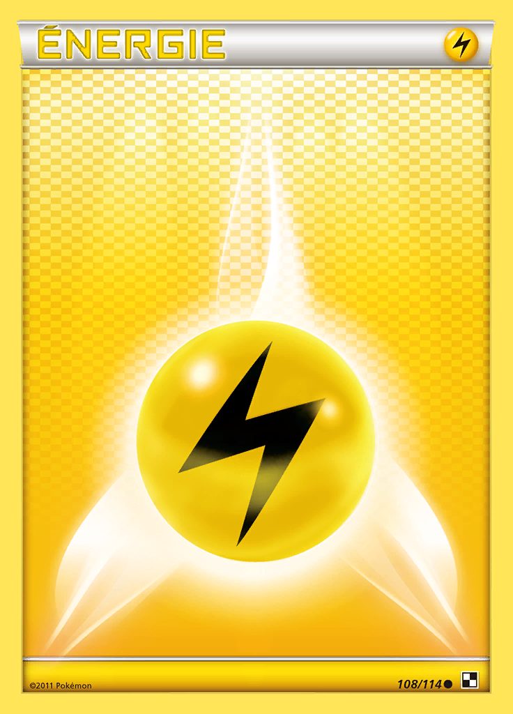 Énergie Électrique 108/114 — Noir et Blanc