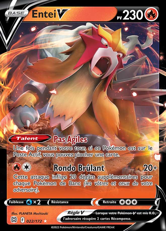 Entei V 022/172 — Stars Étincelantes