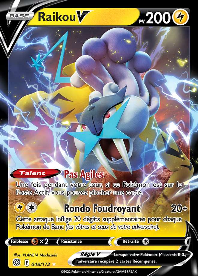 Raikou V 048/172 — Stars Étincelantes