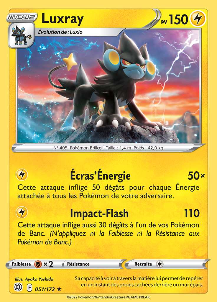 Luxray 051/172 — Stars Étincelantes
