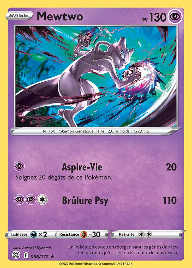 Mewtwo 056/172 — Stars Étincelantes