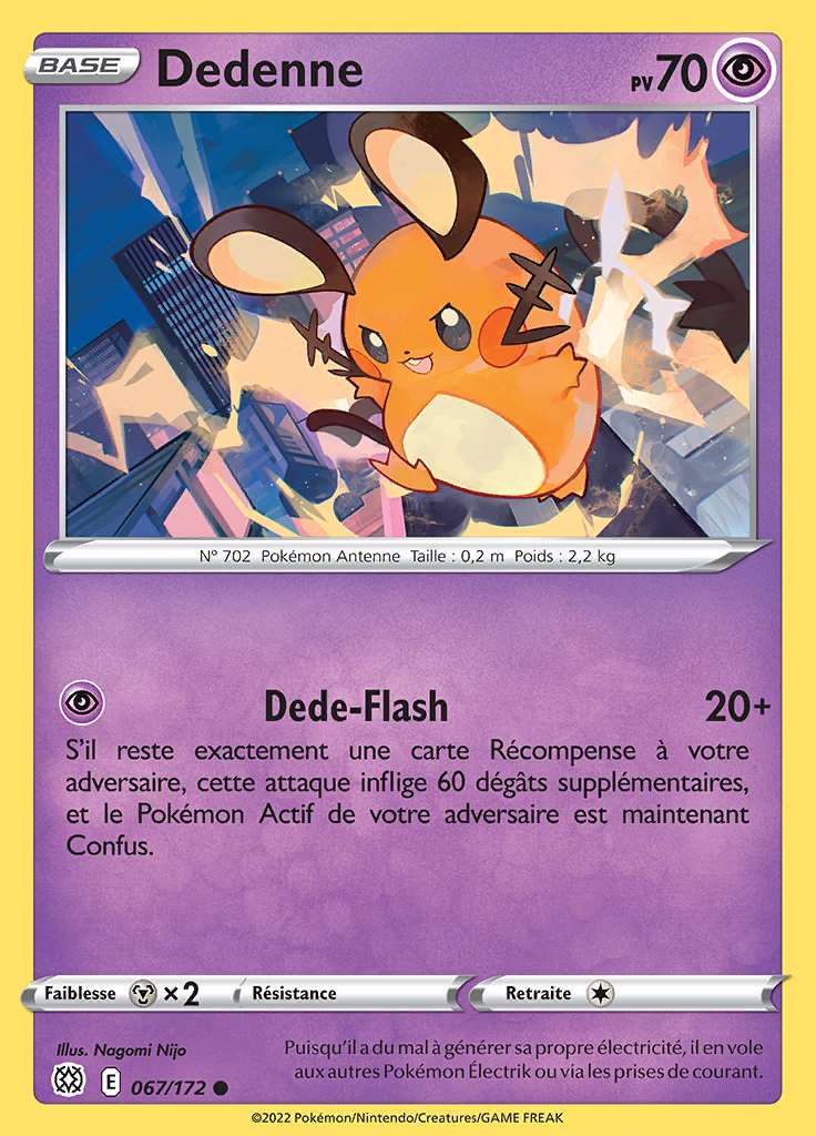 Dedenne 067/172 — Stars Étincelantes