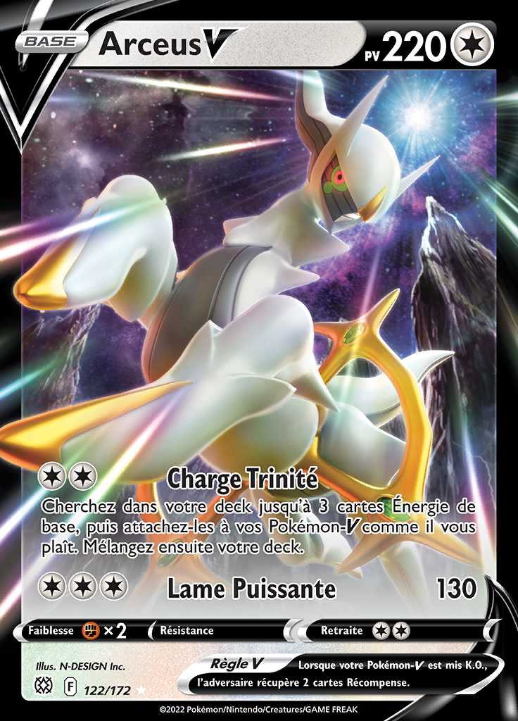 Arceus V 122/172 — Stars Étincelantes