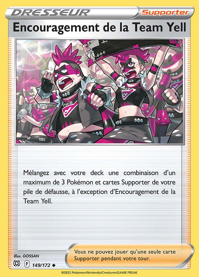 Encouragement de la Team Yell 149/172 — Stars Étincelantes