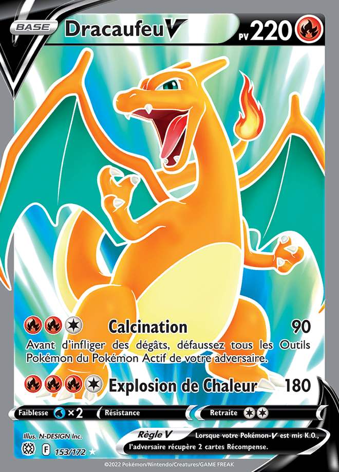 Dracaufeu V 153/172 — Stars Étincelantes