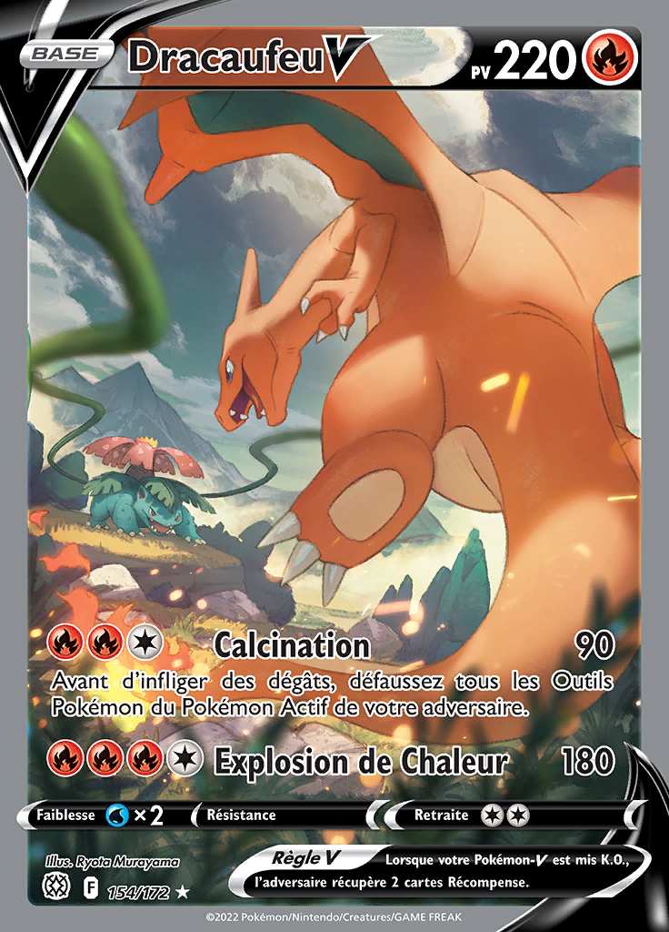 Dracaufeu V 154/172 — Stars Étincelantes