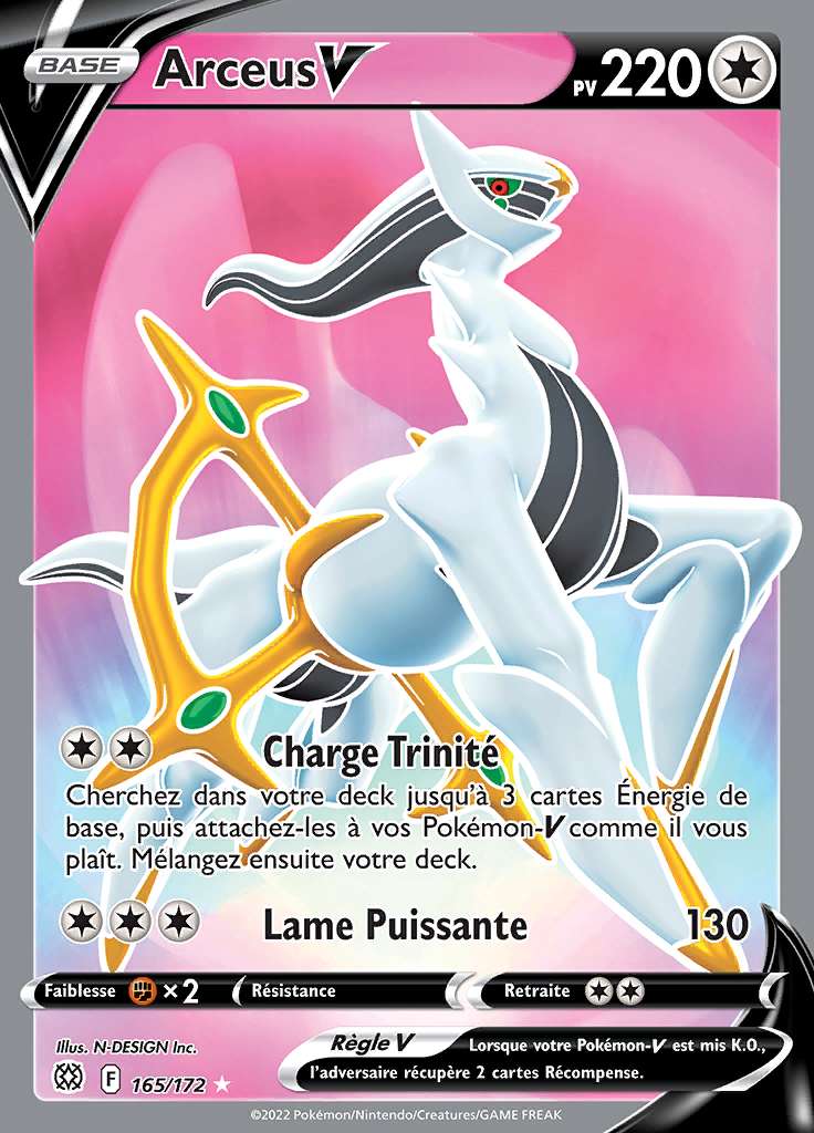 Arceus V 165/172 — Stars Étincelantes