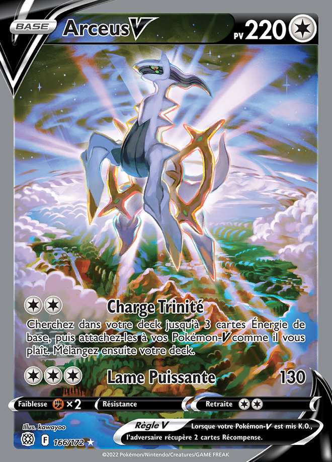 Arceus V 166/172 — Stars Étincelantes