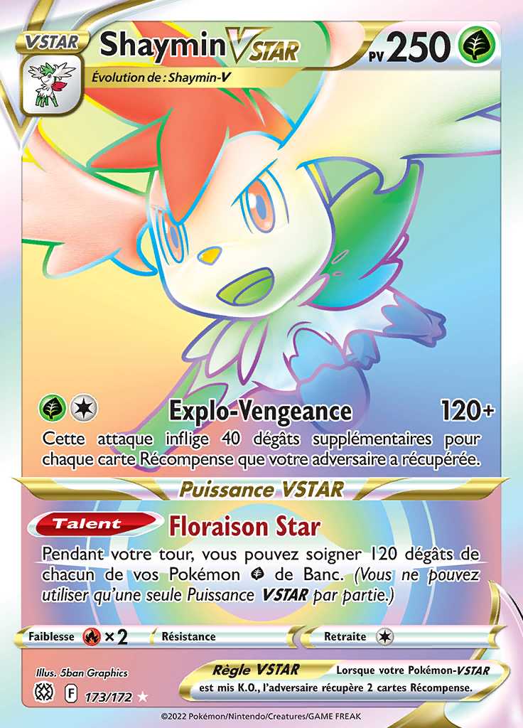 Shaymin VSTAR 173/172 — Stars Étincelantes