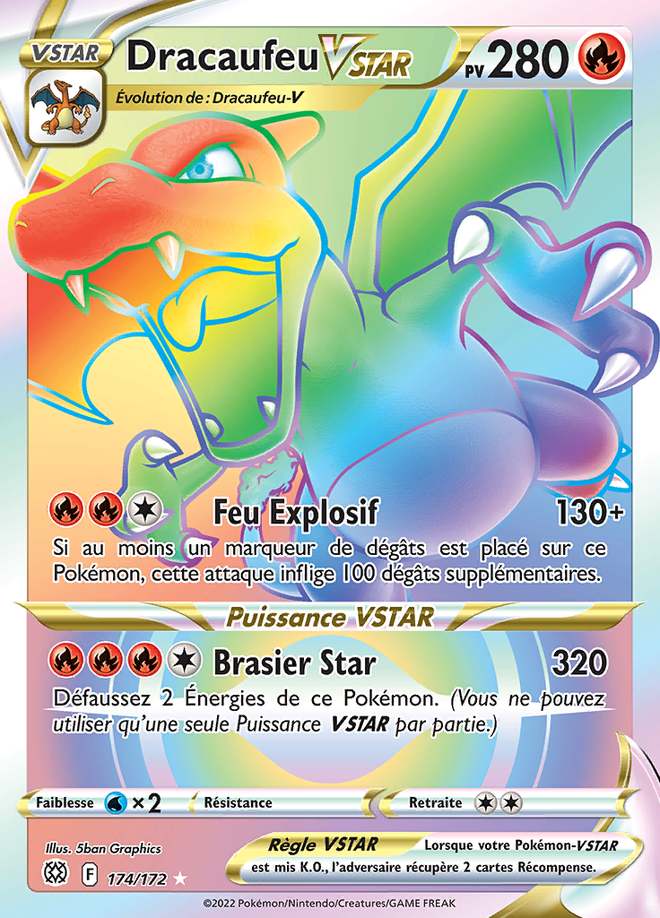Dracaufeu VSTAR 174/172 — Stars Étincelantes