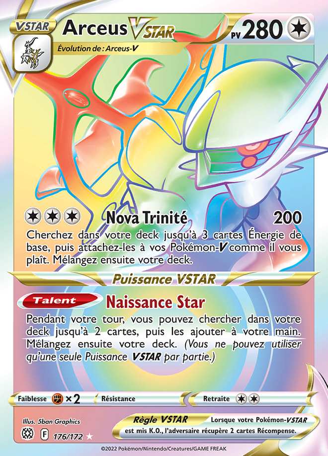 Arceus VSTAR 176/172 — Stars Étincelantes