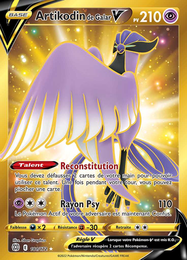 Artikodin de Galar V 181/172 — Stars Étincelantes