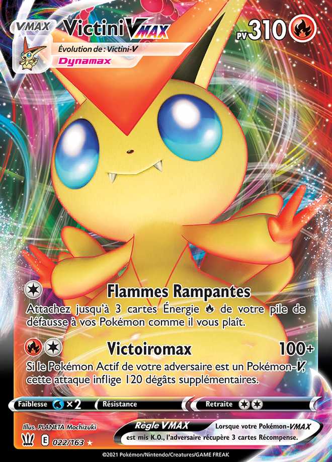 Victini VMAX 022/163 — Styles de Combat