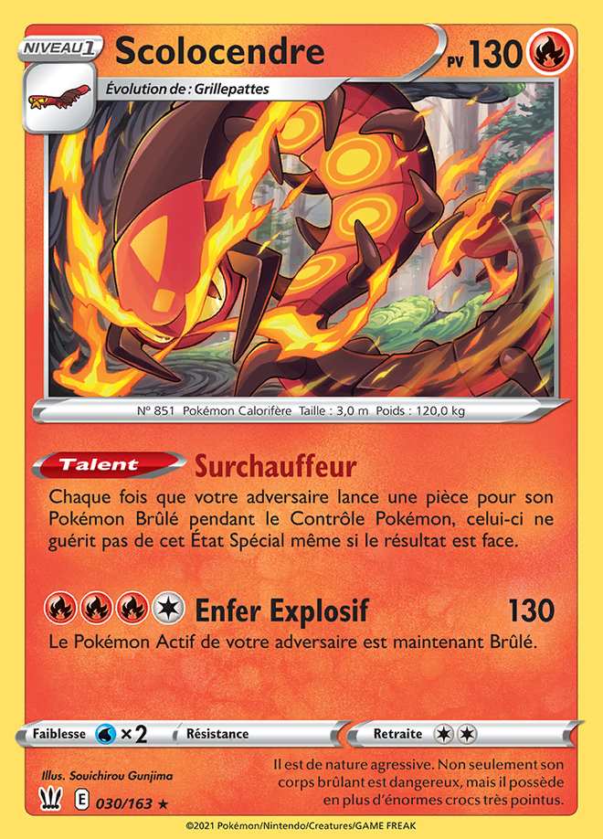 Scolocendre 030/163 — Styles de Combat