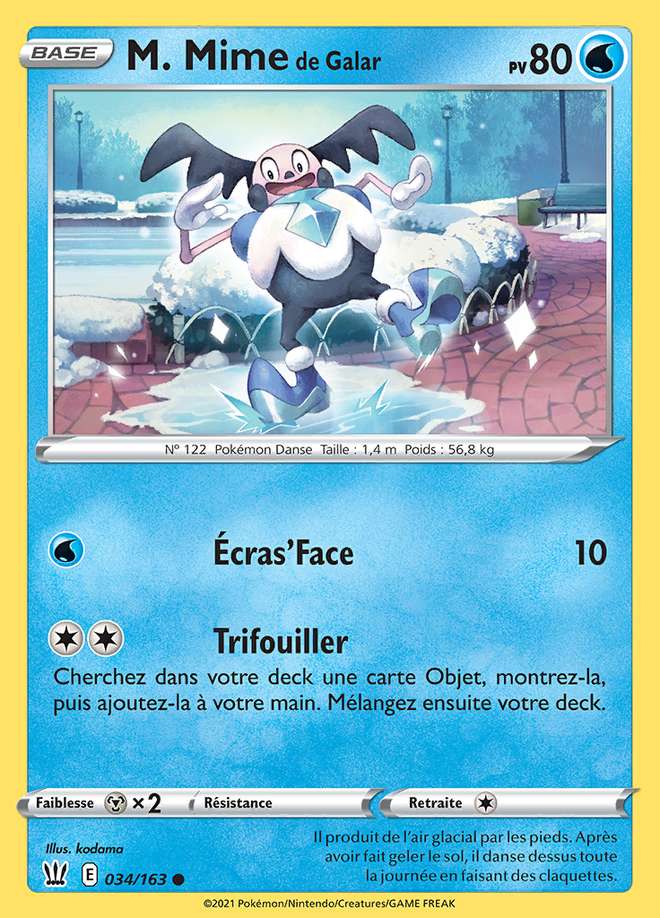 M. Mime de Galar 034/163 — Styles de Combat