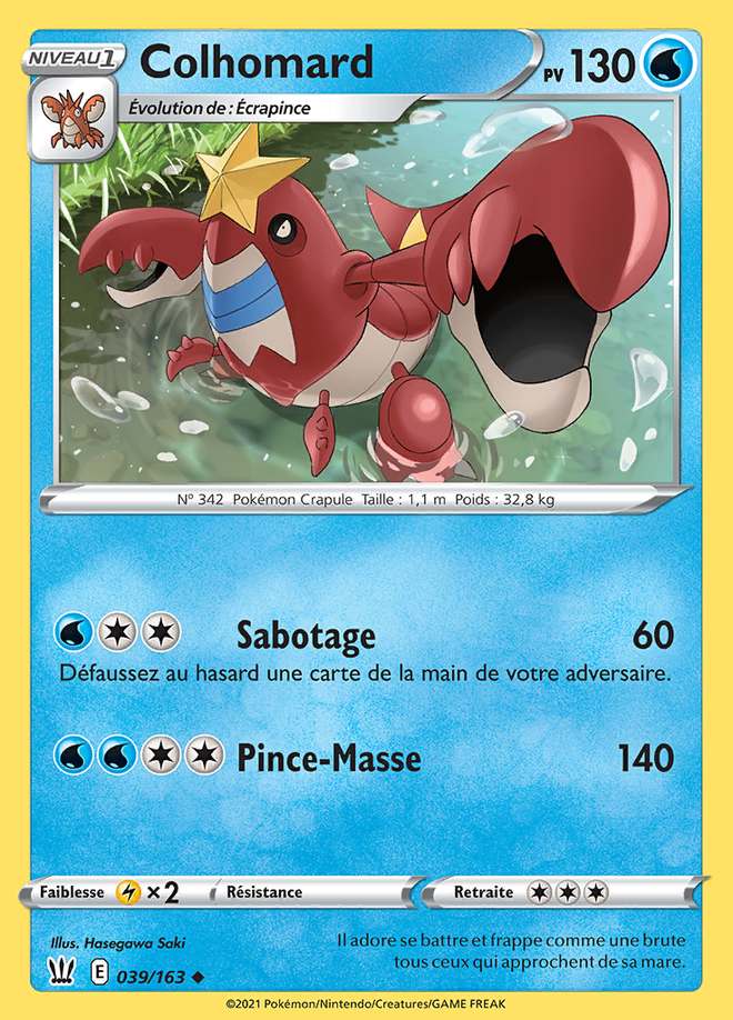 Colhomard 039/163 — Styles de Combat