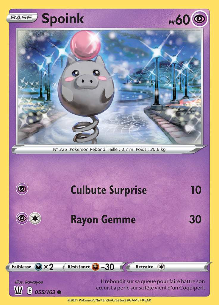 Spoink 055/163 — Styles de Combat